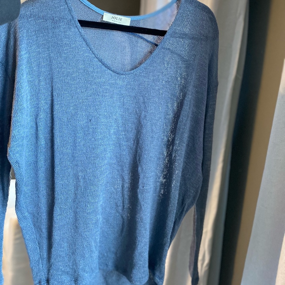 Blue Knit Sweater